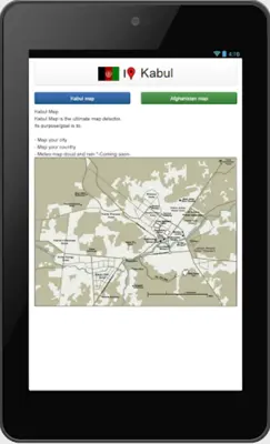 Kabul map android App screenshot 2